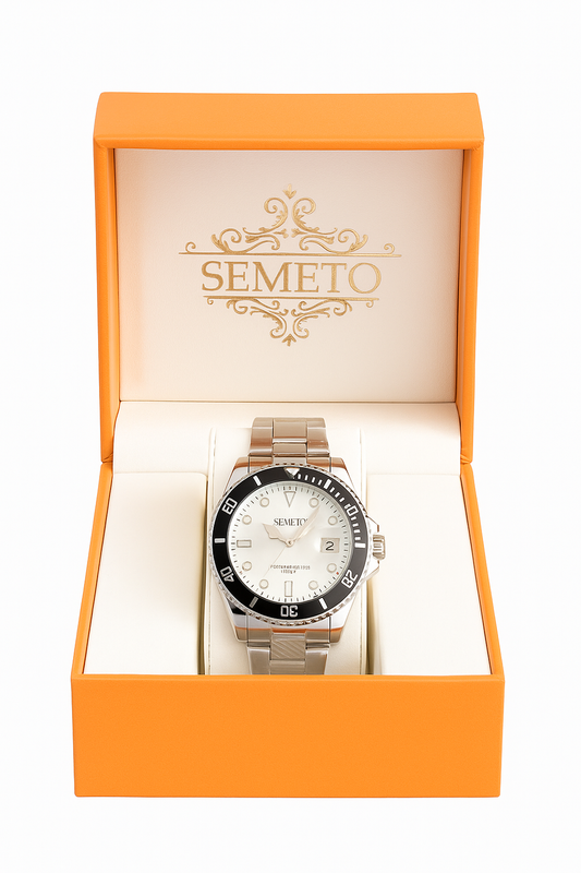 SEMETO Signature Dive Watch – Bold Luxury Quartz Timepiece